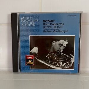 Mi Mozart Horn Concertos CD - Black and Blue Design